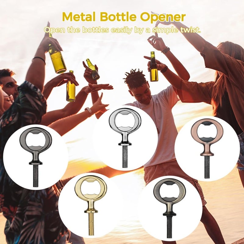 Zinc Alloy 20 Piece Metal Bottle Opener Set For DIY Projects - Image 3