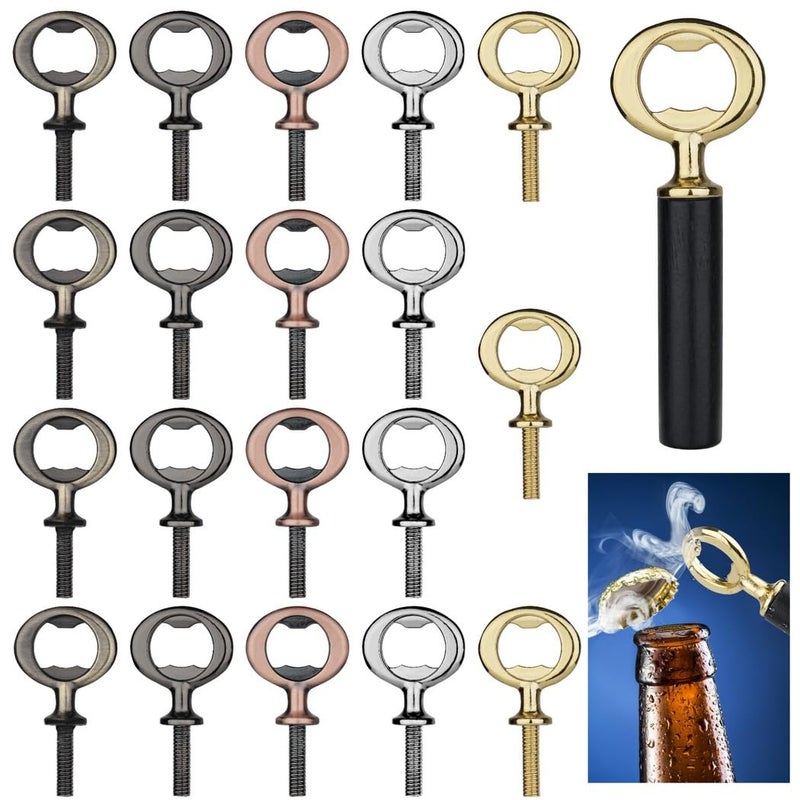 Zinc Alloy 20 Piece Metal Bottle Opener Set For DIY Projects - Image 2
