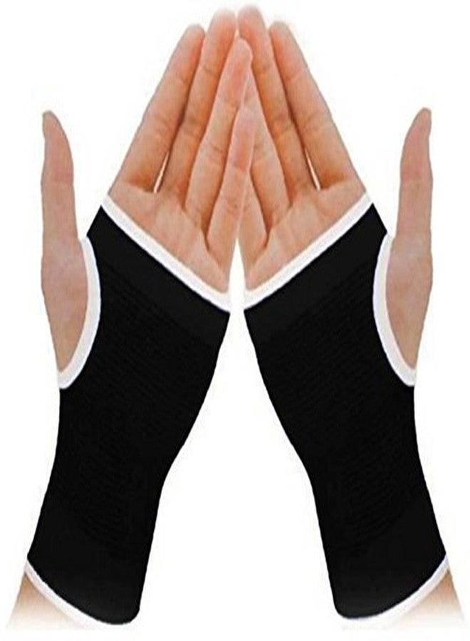 serveuttam Wrist, Hand and Palm Support (Free Size, Black) - Image 2