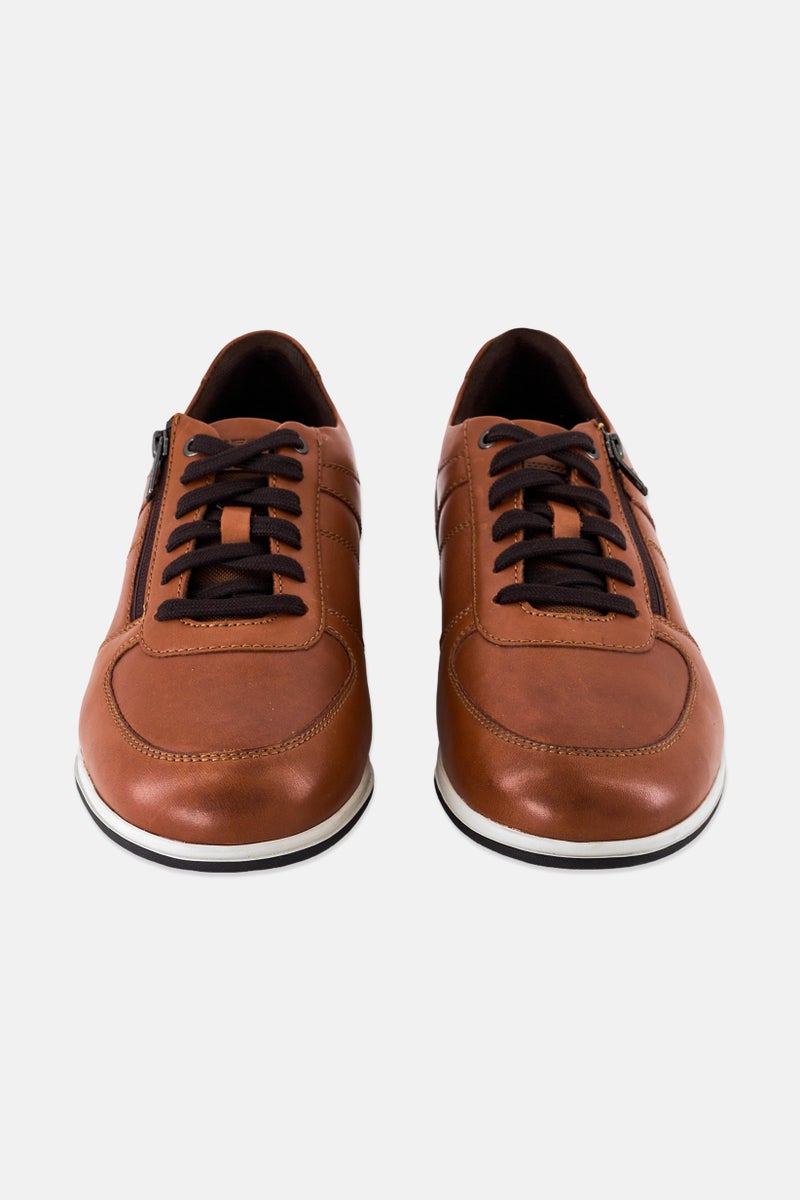 GEOX Men U Renan Lace Up Casual Shoes, Brown  - Image 4