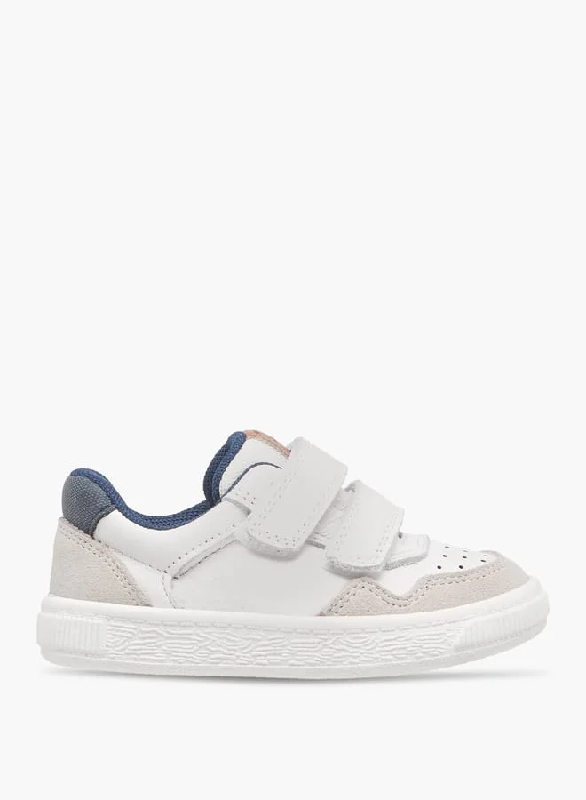 Barefeet Boys Panelled Sneakers with Hook and Loop Closure
