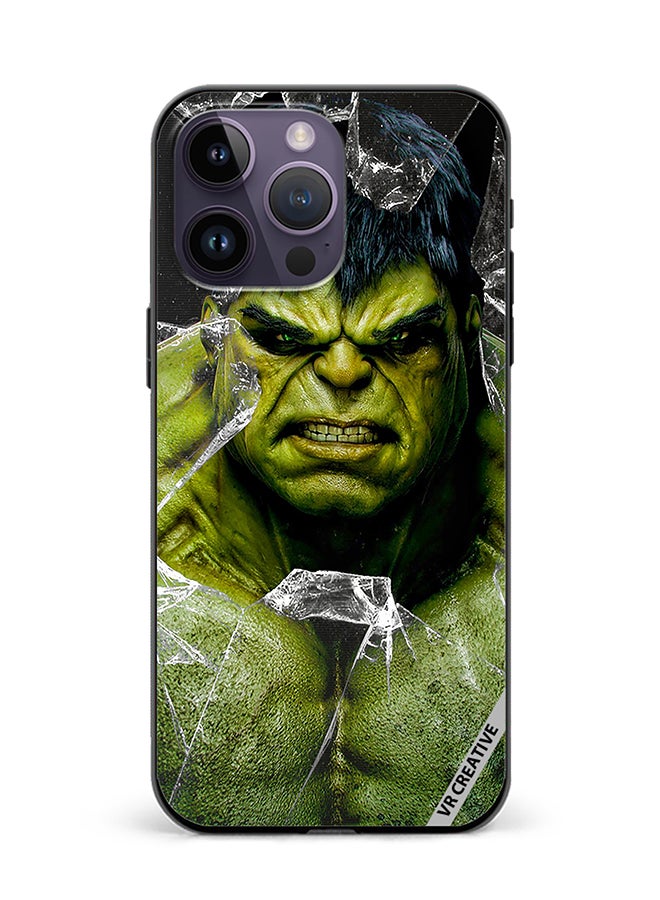 VR CREATIVE Protective Case Cover For Apple iPhone 16 Pro Max Hulk Design Multicolour