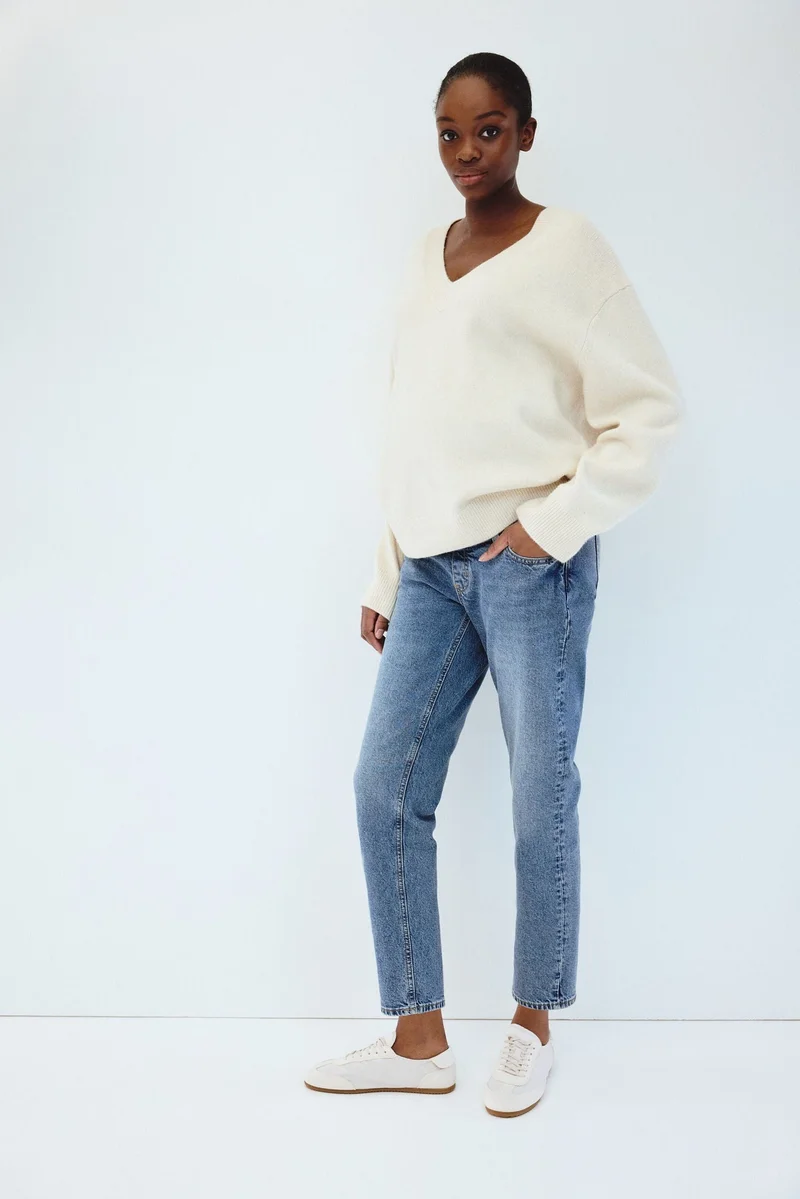 H&M  MAMA Tapered jeans for Women | Best Price UAE