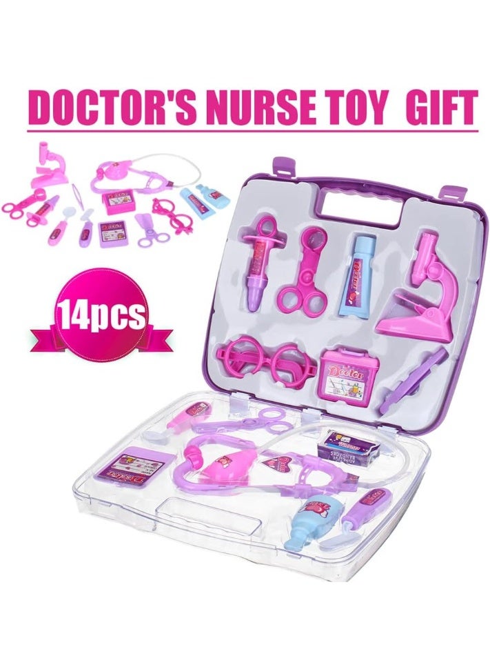 WAHA TOYS Kids Portable Doctor Play Set with Carry Case | Educational Pretend Medical Kit for Boys & Girls | 14-Piece Learning Toy for Creative Role Play & Fine Motor Skills - Image 4