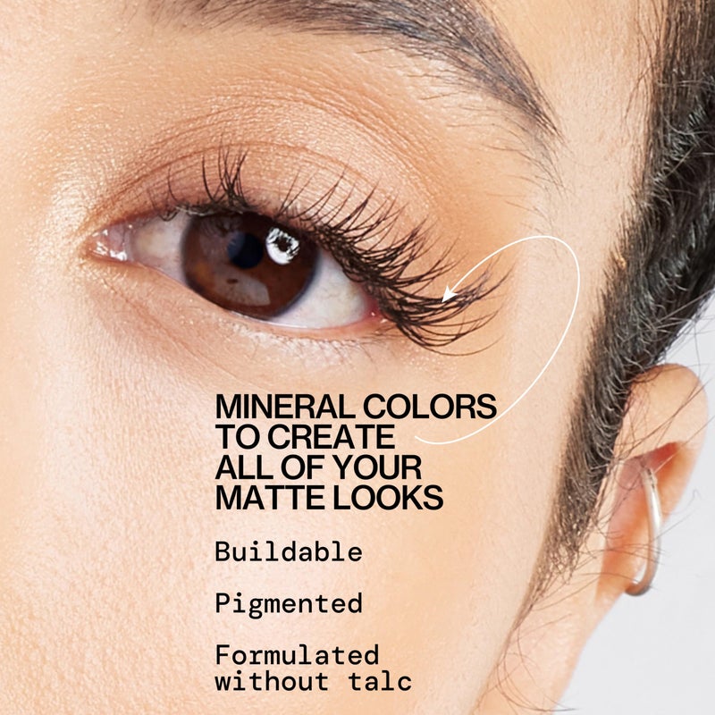 Pacifica Pink Nudes Mineral Eyeshadow Palette, 10 Neutral Shades, For Natural or Smoky Eye Look, Naked Eye Makeup, Longwearing & Blendable, Vegan, Cruelty Free Ophthalmologist Tested - Image 2