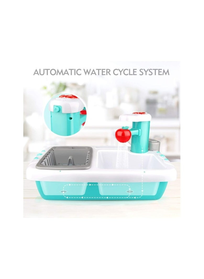 4KIDS Induction Real Water Play Sink With Accessories  - Image 3