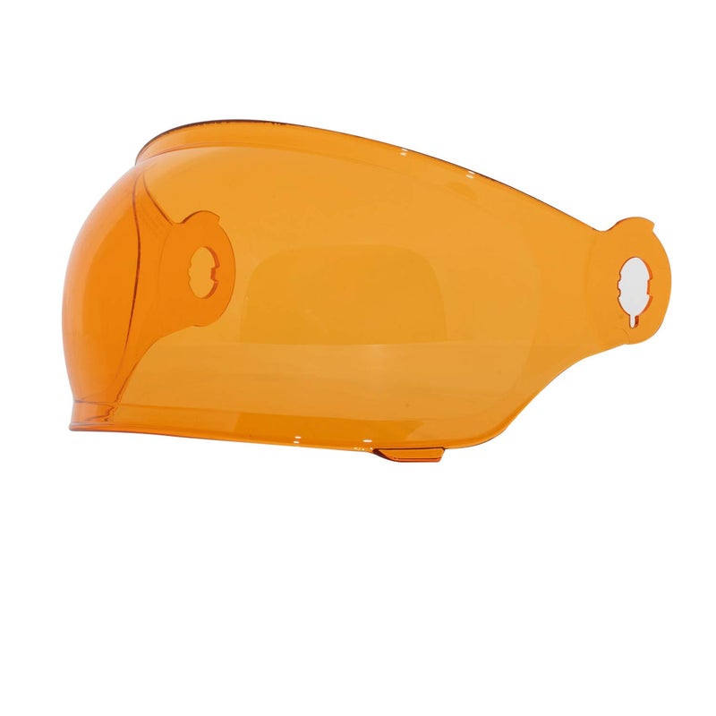 TORC T1 Retro Full Face Motorcycle Helmet Bubble Shield With Anti-Scratch/Fog (Orange) - Image 3