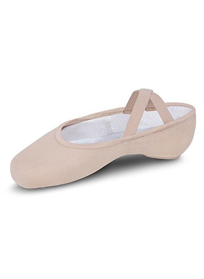 Bloch Dance Women's Performa Stretch Canvas Split Sole Ballet Shoe/Slipper, Theatrical Pink, 8 Wide, 39 EU Wide - Image 2