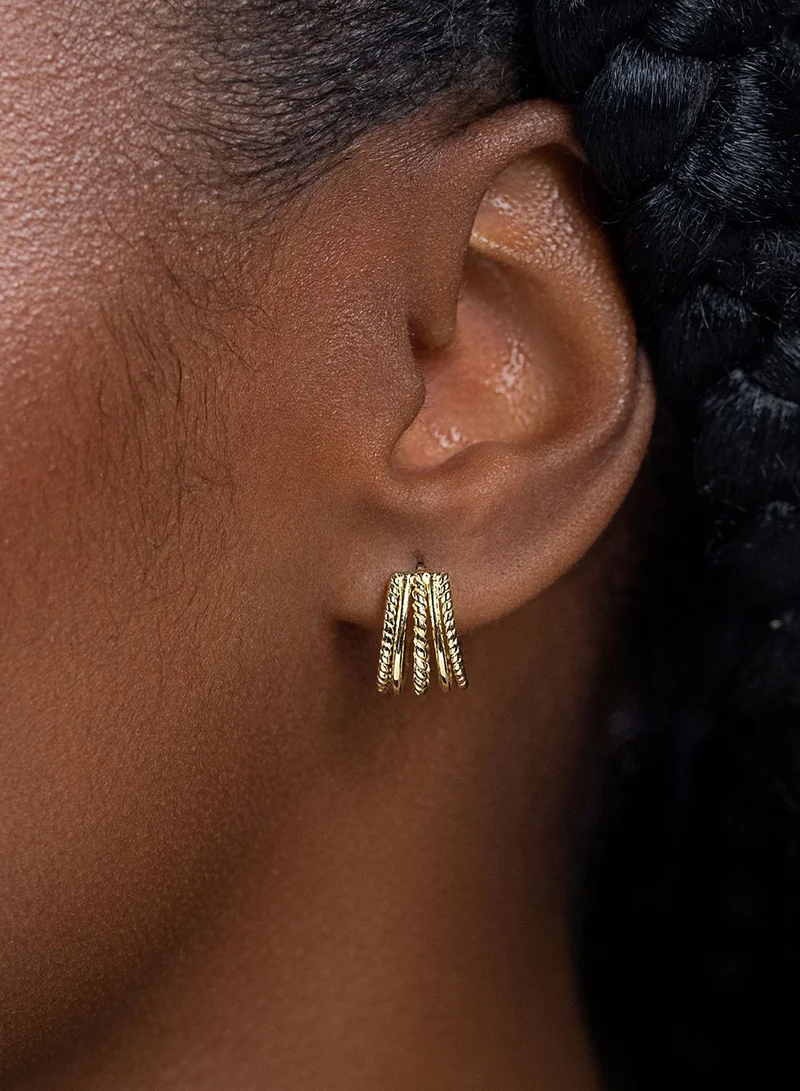 SHASHI Bona Hoop Earrings