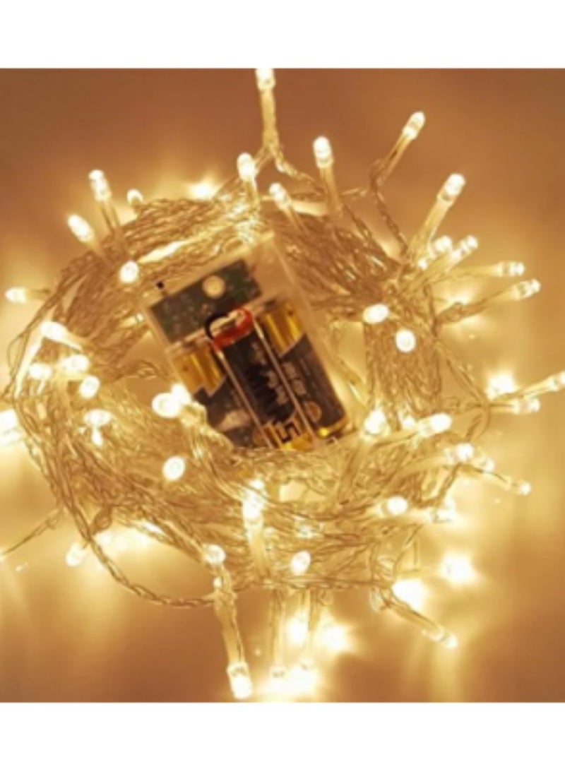 JIHAM - Battery Operated String Light 3 Meter 30 LED Fairy Light Curtain Light For Home And Outdoor Decoration Light MultiMode Operated Light (Battery Not Included) - Image 1