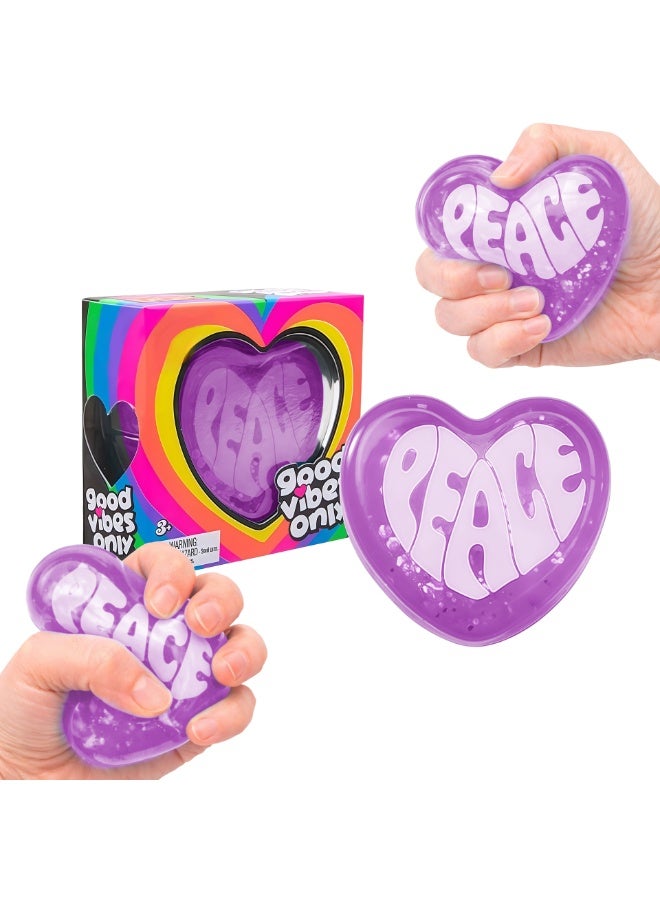 Schylling Heart-shaped Squishy Sensory Stress Relief Toy, Squeezable - Image 1