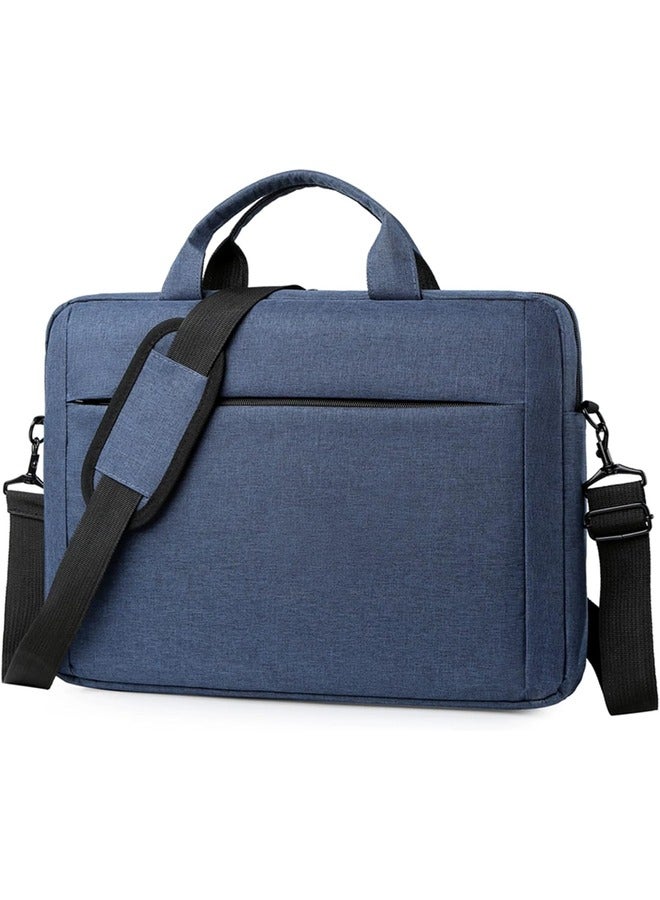 SKY-TOUCH Laptop Bag 15.6 inch briefcase with Strap | Blue - Image 1