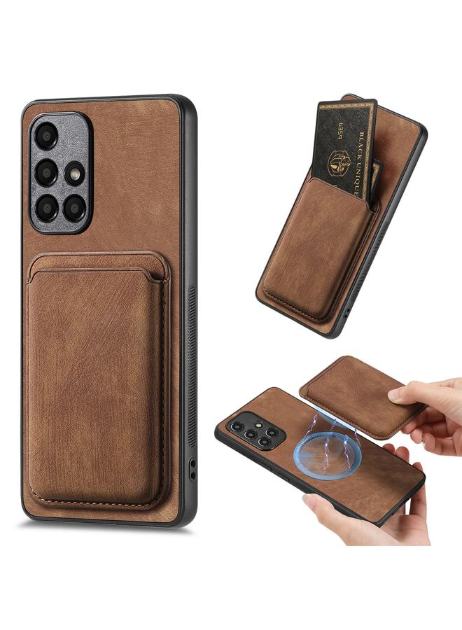 S-TOP Case For Samsung Galaxy A71 5G Retro Leather Card Bag Magnetic Phone Case - Image 1