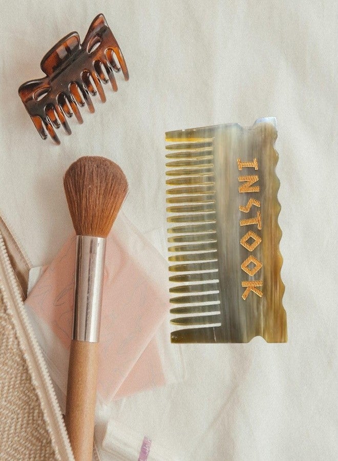 YD Designs Natural Horn Comb Of Hair/Health Care Hair Comb Hairdressing Comb (dimension 19 X 4 cm) - Image 4