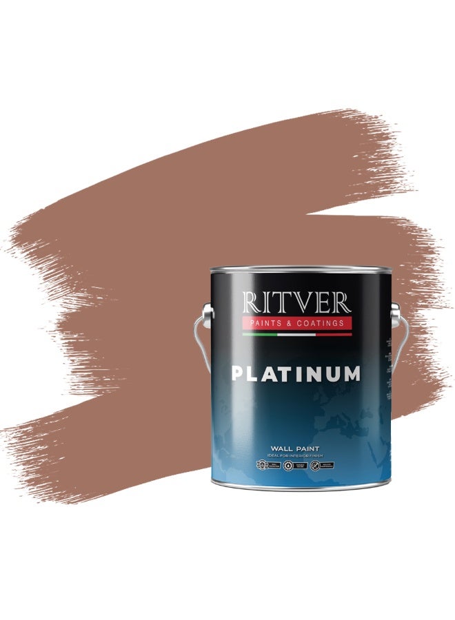 Ritver Silk Emulsion Paint for Home Decor, Premium Interior Wall Paint for Smooth Finish & Modern Wall Decor, Premium Low Odor Home Wall Paint - Velvet Clay - Image 1