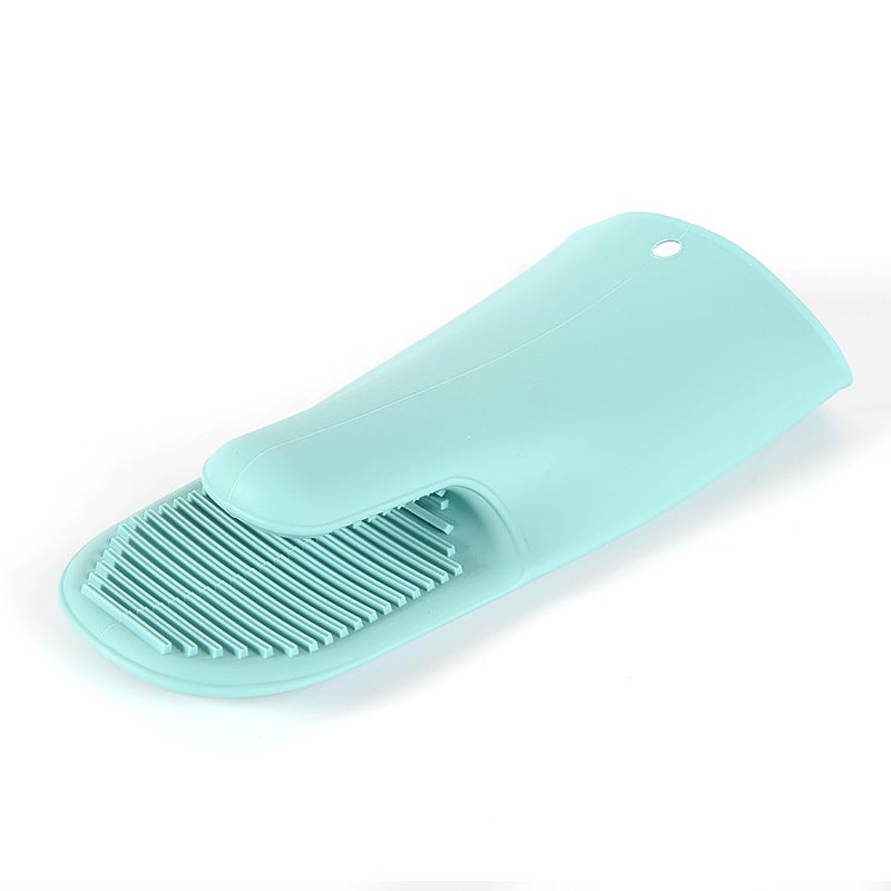 Silicone Baking Heat-Resistant Mitts Green 
