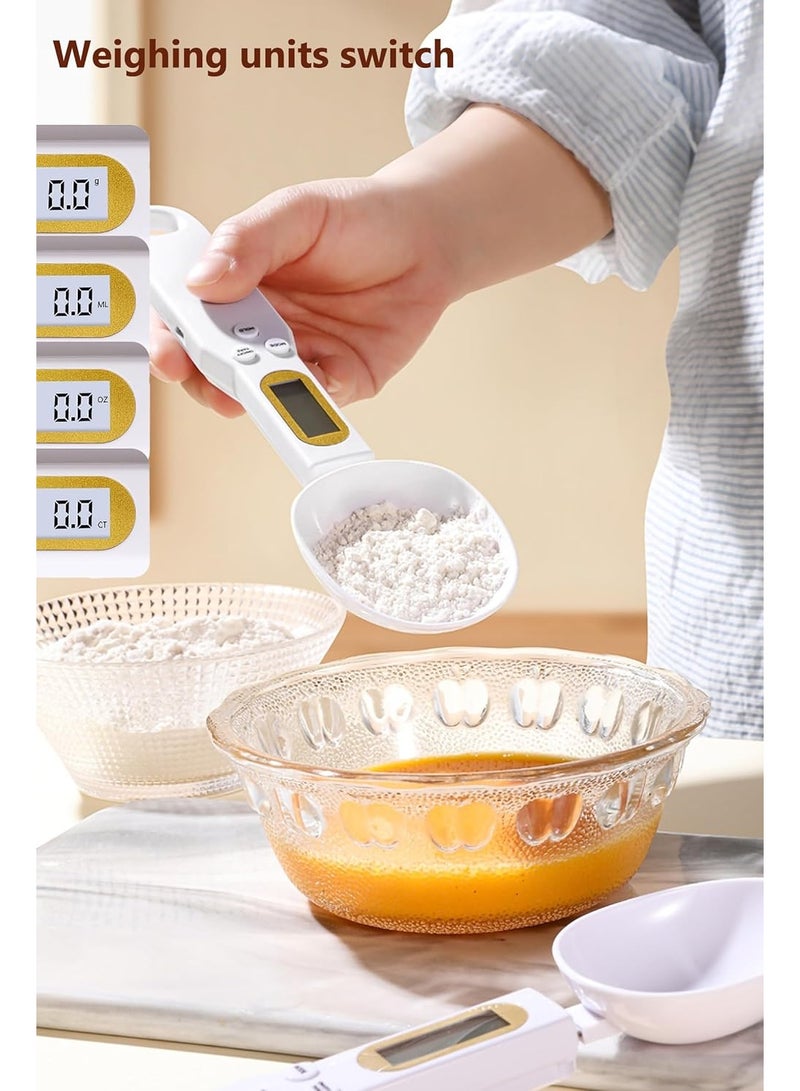 Digital Measuring Spoon - Electronic Scale Spoon Weighing for Food Coffee Powder Tea Ingredients Spice Baking Kitchen Gram Measuring Spoons High Precision 0.1g  - Image 5
