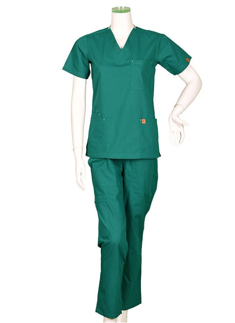 Oxygen Unisex Scrub Set - Dark Green B15D