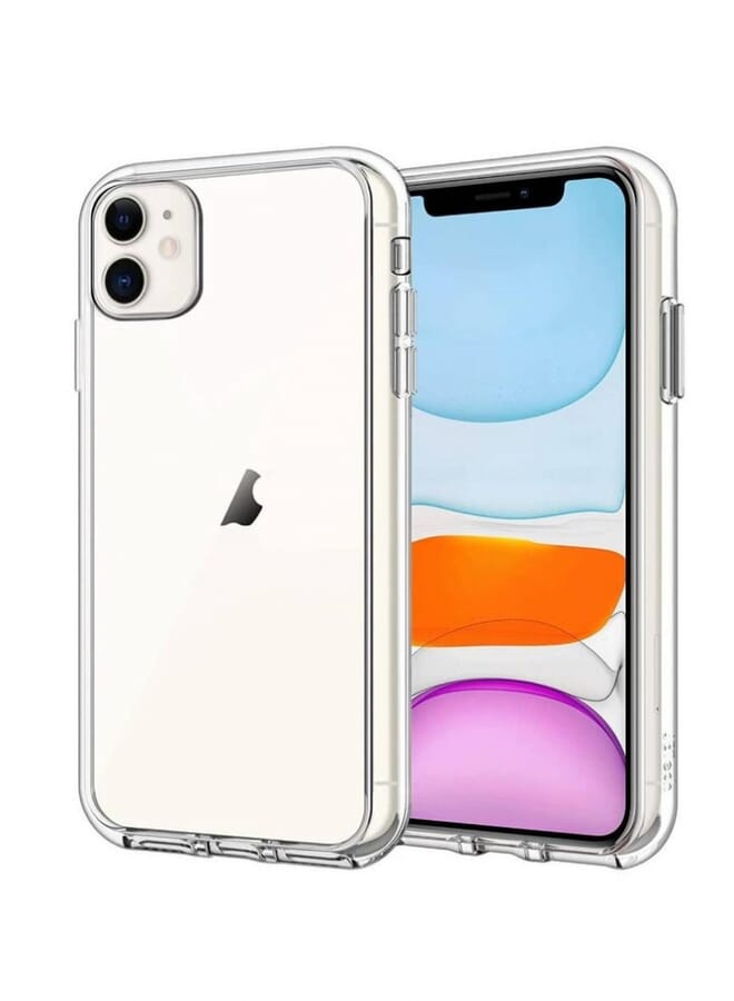 vesus Protective Soft Silicone Case Cover For Apple Iphone 11 Clear