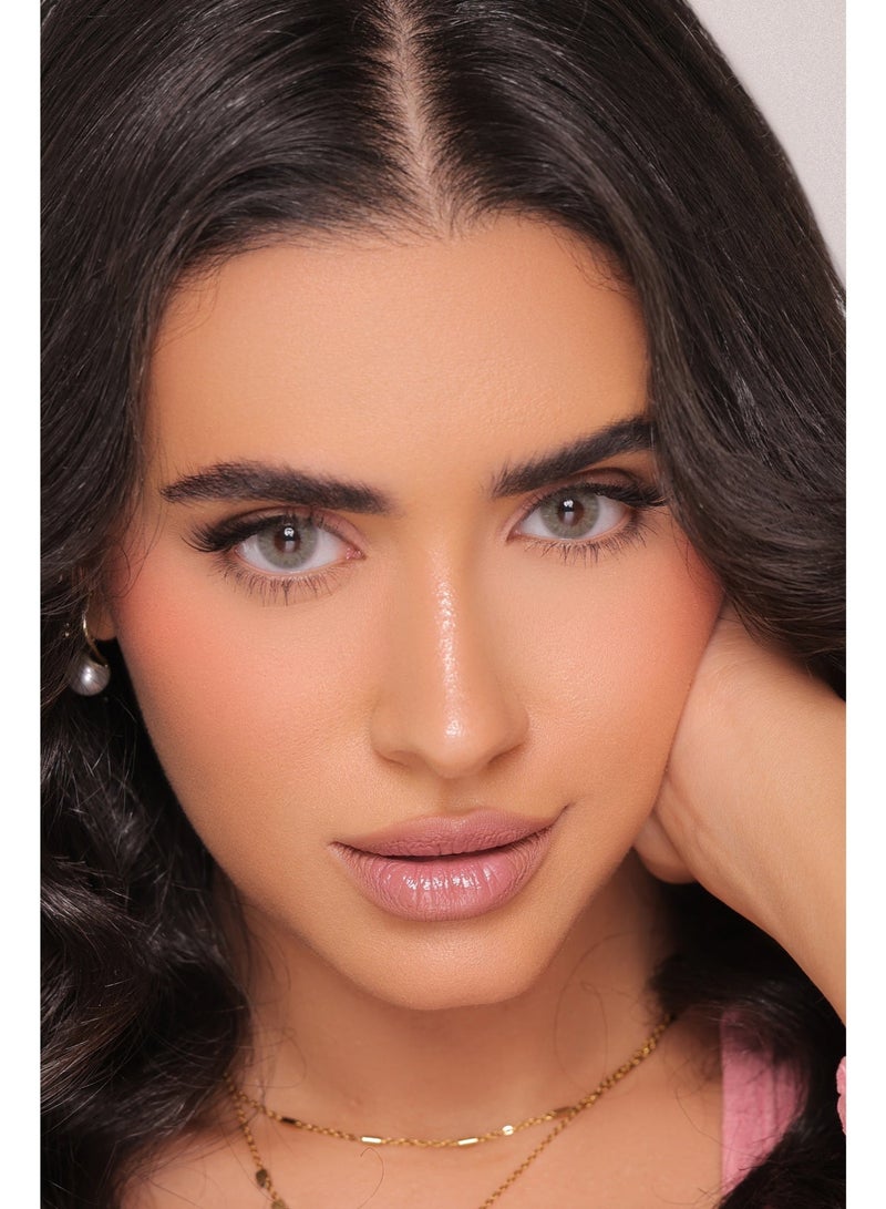 فريش آيز عدسات عيون لاصقة ملونة يومية  للفتيات والسيدات ألوان طبيعية وهادئة توسع العين قطر 14.2 لون آيس - Image 2