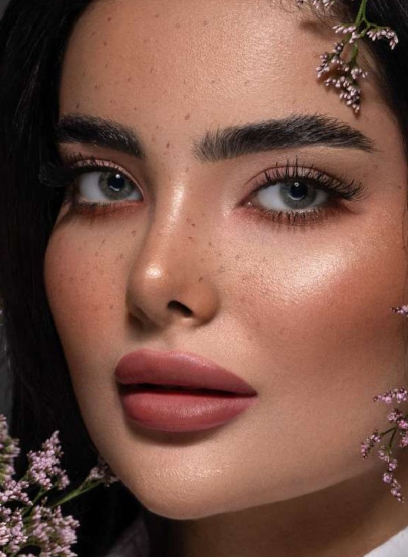 فريش آيز عدسات عيون لاصقة ملونة يومية  للفتيات والسيدات ألوان طبيعية وهادئة توسع العين قطر 14.2 لون آيس - Image 5