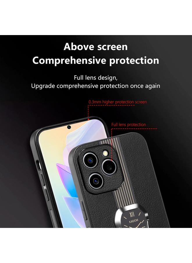 اس-توب جراب خلفي من الجلد الليتشي المغناطيسي لهاتف Realme C61 مع حامل - Image 5