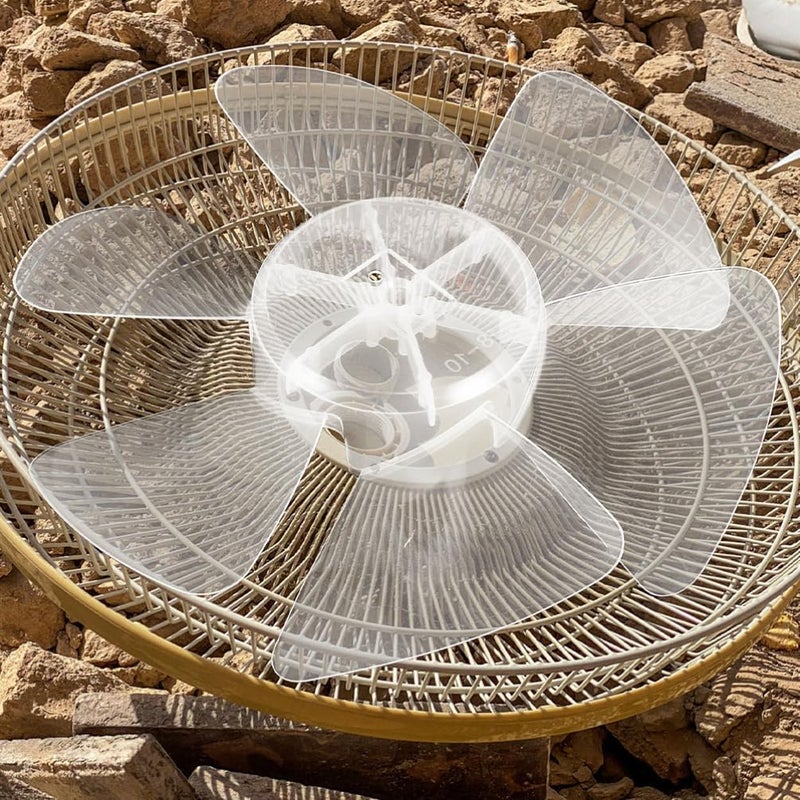 VOSAREA Replacement Fan Blades for Electric Fans 10-inch 6 Leaves Easy to Clean - Image 4