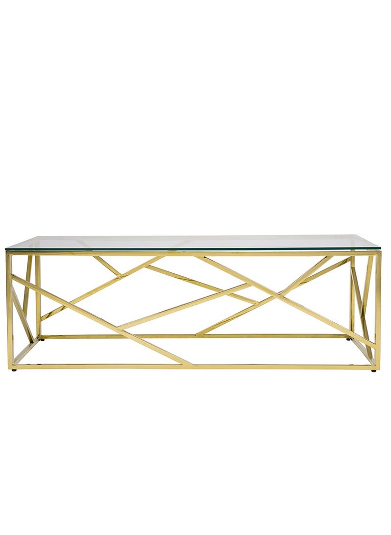 VANITY LIVING VANITY LIVING Coffee Table - Roma Gold  - Image 2
