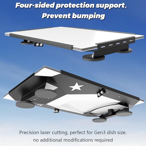 Ybervont Starlink Gen 3 Flat Mount Kit, Starlink Standard Dish Magnetic Quick Release Roof Mount Kit for RV, Vans, Boat, Overlanding - Image 2