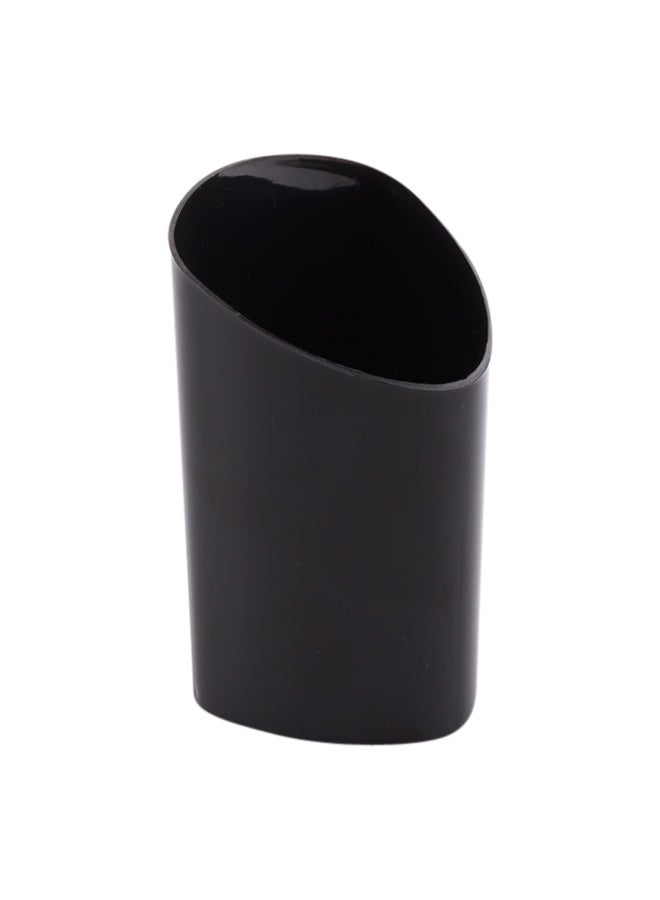 Restaurantware 3 Ounce Shot Glasses, 100 Round Shot Cups - With Black Finish, Disposable, Plastic Shot Glasses, For Serving Samples At Wedding Banquets And Catered Events - Image 1