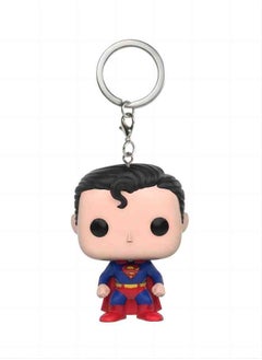 Justice League comic book hero, Superman keychain.