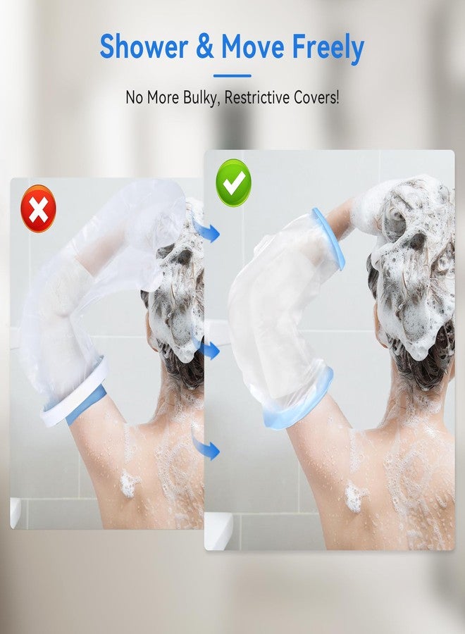 Zolife PICC Line Sleeve Cover for Upper Arm, Waterproof IV & PICC Line Shower Sleeve Cover, PICC Line Protector for Broken Elbow Wound Bandages Showering After Arm Surgery, Reusable - Image 5