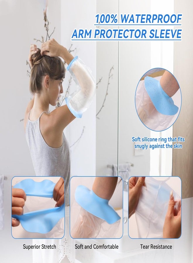 Zolife PICC Line Sleeve Cover for Upper Arm, Waterproof IV & PICC Line Shower Sleeve Cover, PICC Line Protector for Broken Elbow Wound Bandages Showering After Arm Surgery, Reusable - Image 4