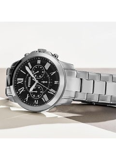 FOSSIL Men's imported stainless steel chronograph watch -FS4736  - Image 4