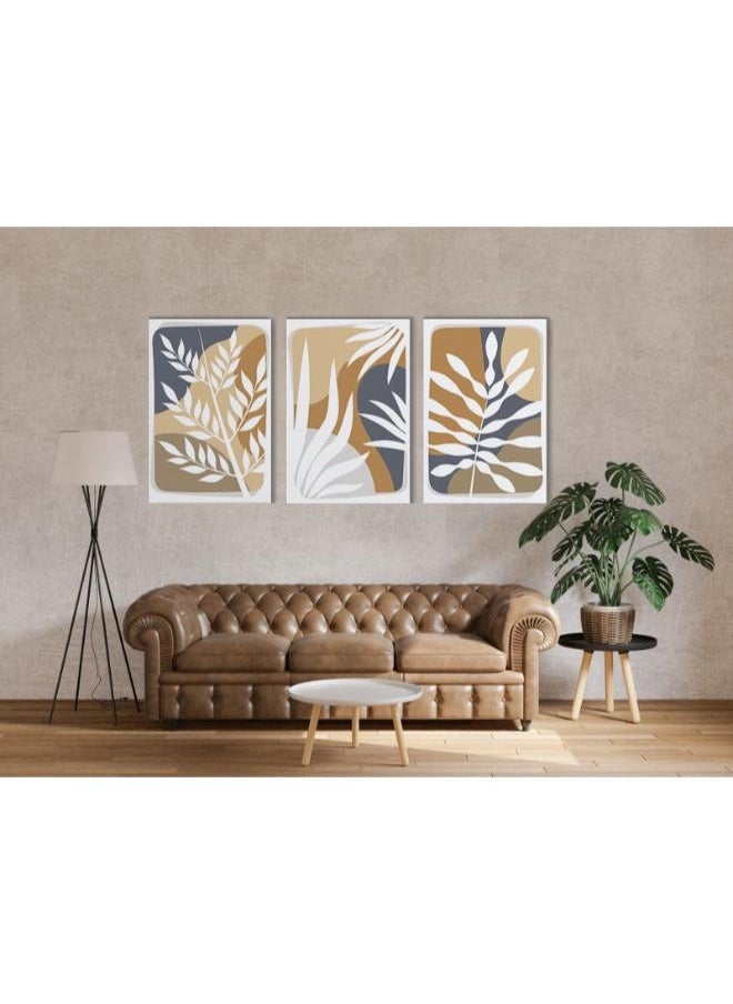 Home Gallery - Home Gallery hand drawn flat design boho Printed canvas wall art - Image 1
