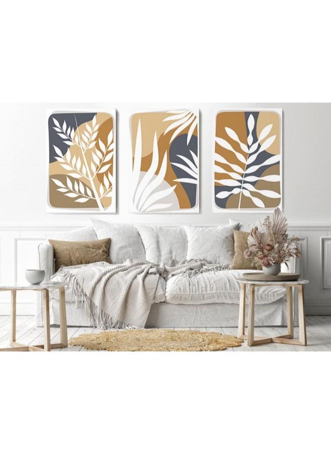 Home Gallery - Home Gallery hand drawn flat design boho Printed canvas wall art - Image 1