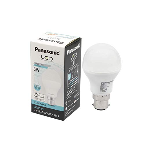 Panasonic 5W B22 LED Cool Day Light Bulb, Pack of 2 - Image 2