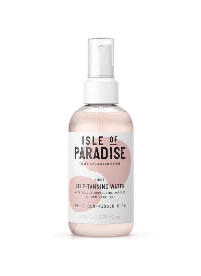 ISLE OF PARADISE SELF-TANNING WATER - LIGHT 200ML 