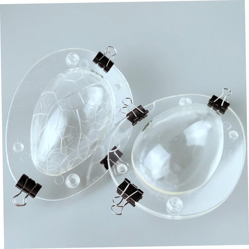 2Pcs Transparent Egg Shaped Chocolate Candy Molds High Temperature Resistant Plastic Baking Accessory - Image 5