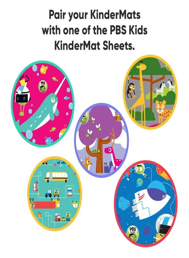KinderMat 1 inch Basic Rest Mat - 4 Section 1 Inch Thick 500111 - Image 3