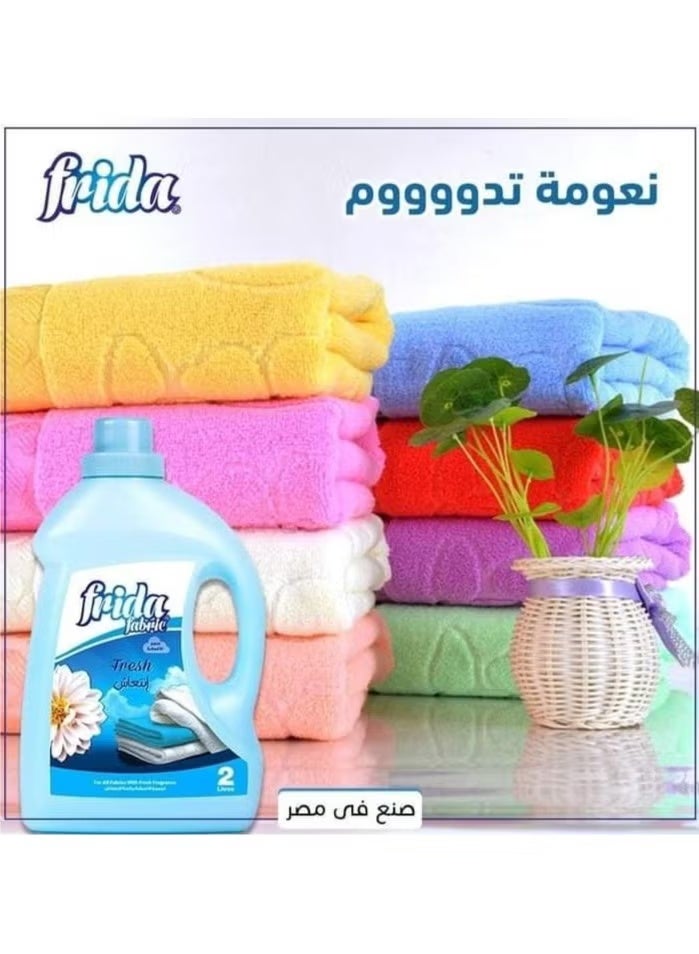 فريدا منعم الأقمشة فريدا فريش – نعومة وانتعاش يدوم – 2 لتر (قد تختلف العبوة) - Image 5