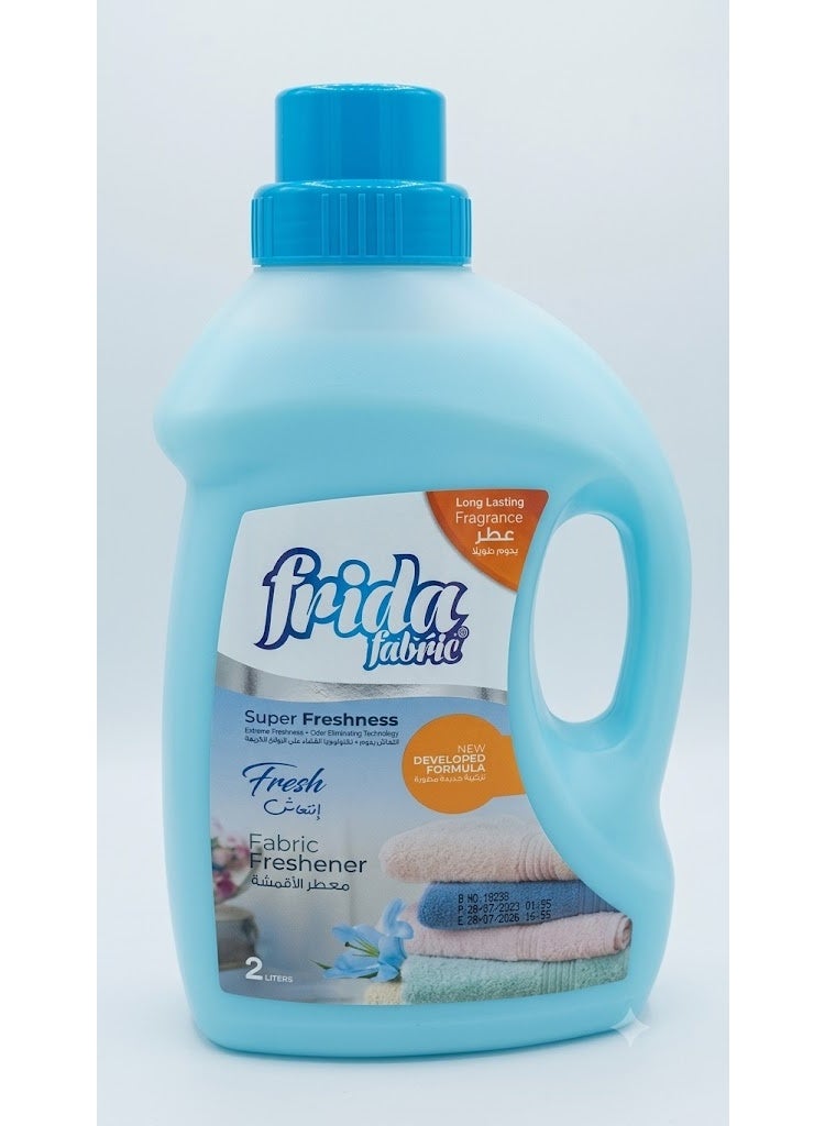 Frida Fresh Fabric Softener – Long-Lasting Freshness & Softness – 2L (Packaging May Vary) - Image 1