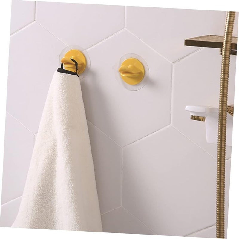 Prettyzoom 4 Pack Duckbill Wall Hooks ABS Plastic Decorative Hangers for Home - Image 5