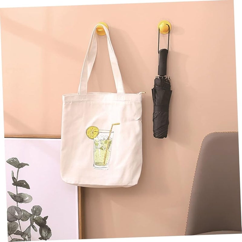 Prettyzoom 4 Pack Duckbill Wall Hooks ABS Plastic Decorative Hangers for Home - Image 3