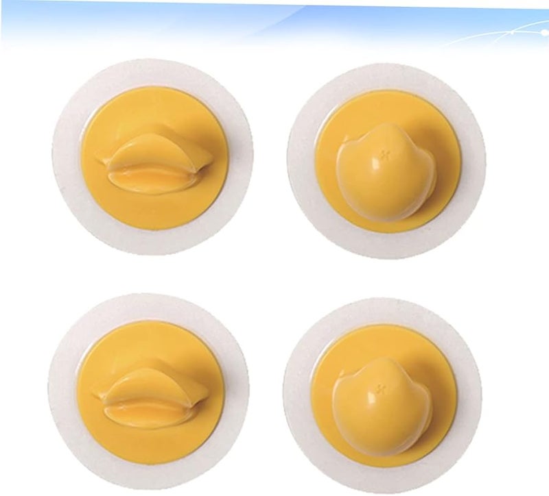 Prettyzoom 4 Pack Duckbill Wall Hooks ABS Plastic Decorative Hangers for Home - Image 4