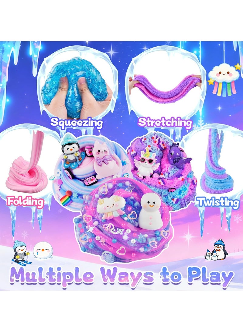 FLYHSO 6 Pack Slimes, Slime for Kids Animal Wonderland, Butter Cloud Slime kit for Girls Ages 6-12, Toys for Girls and Boys, Birthday Ramadan Gifts Party Favors for Kids Goodie Bag Stuffers - Image 5