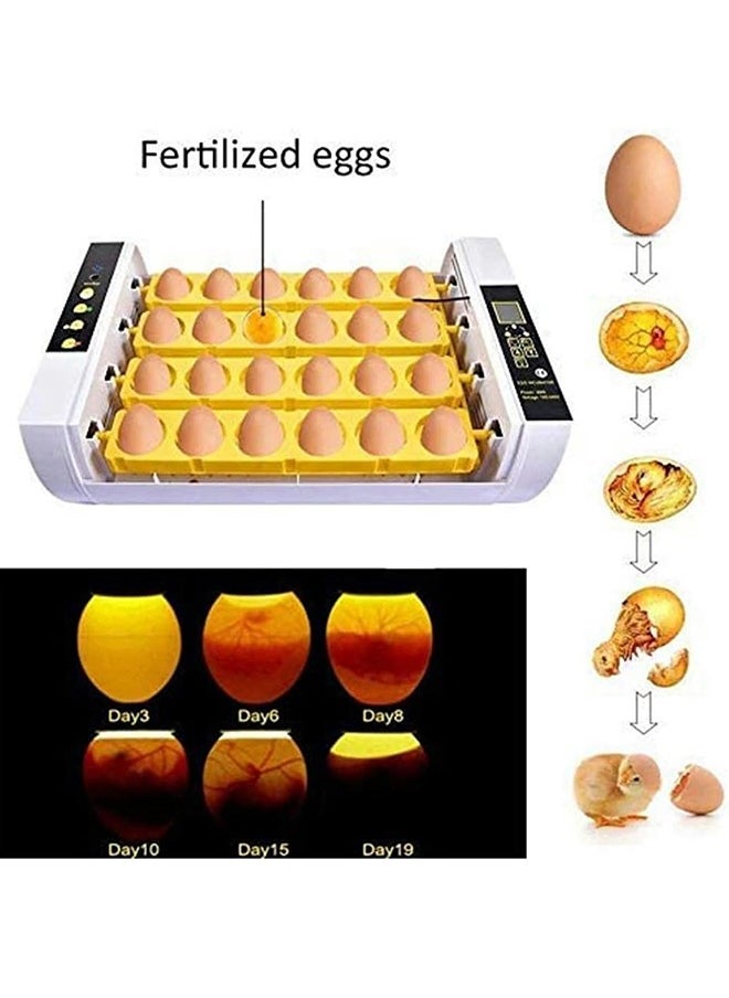 LEXIN 24 Egg Incubator, Automatic Turning Digital Chicken Egg Hatcher, Temperature and Humidity Control with Digital Display for Hatching Chickens Ducks Goose and etc..  - Image 2