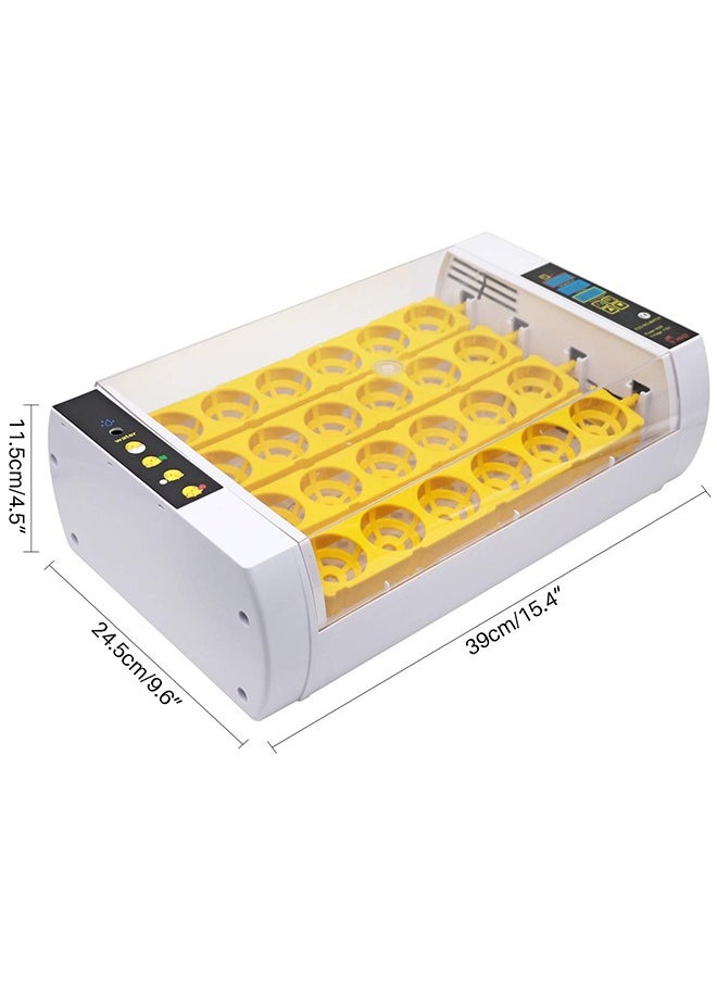 LEXIN - 24 Egg Incubator, Automatic Turning Digital Chicken Egg Hatcher, Temperature and Humidity Control with Digital Display for Hatching Chickens Ducks Goose and etc.. - Image 1