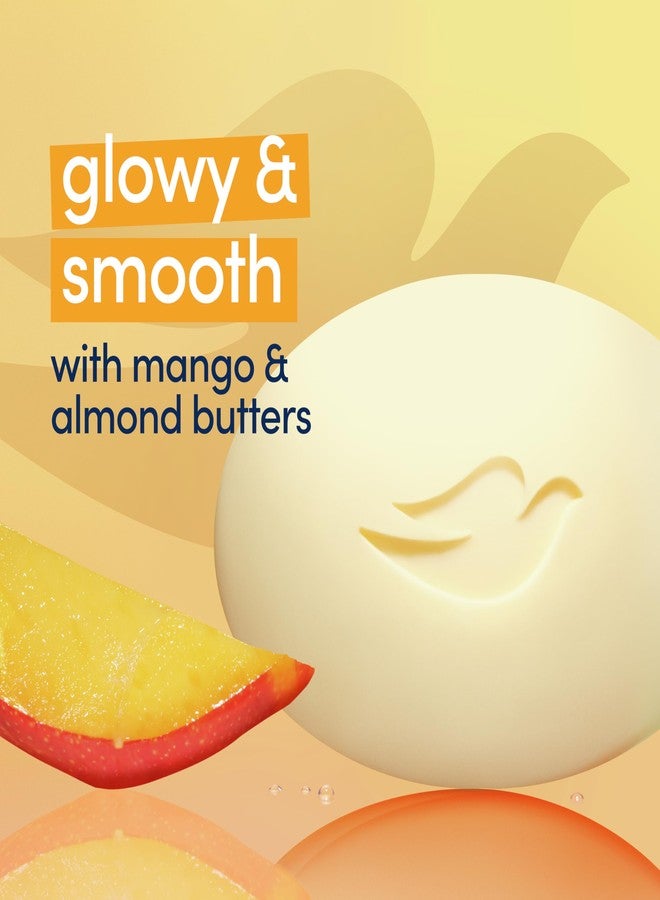 Dove صابون دوف الجمالي بتركيبة المانجو وزبدة اللوز، 8 قطع لبشرة متألقة، يضيء البشرة 3.75 أونصة - Image 4