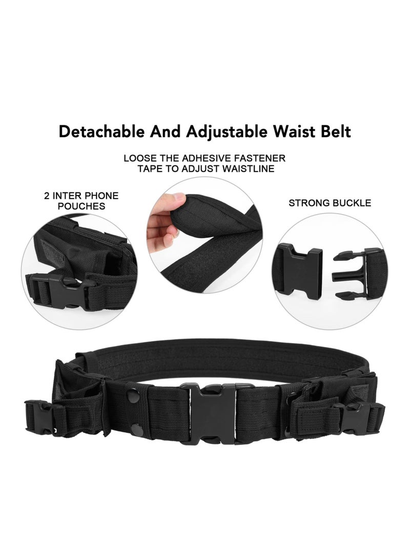 Arabest Vest Lightweight Breathable Polyester Combat-Vest Outdoor Training Vest Adjustable for Adults CS/Hunting/Training - Image 5